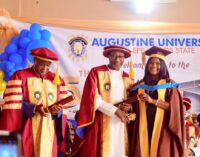 Otedola inaugurated as Augustine University chancellor, gifts 750 students N1m each