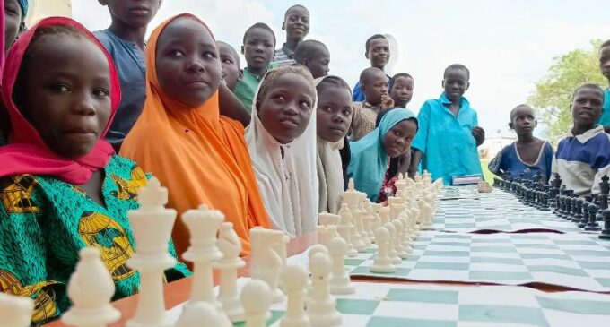 Chess academy for kids in IDP camps launches in north-east Nigeria