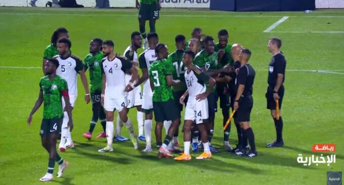 Super Eagles, Saudi Arabia share the spoils in 4-goal thriller