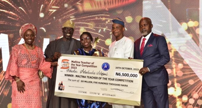 Lagos Teacher, Adeola Adefemi emerges 2023 Maltina Teacher of the Year, wins N6.5 million grand cash prize, overseas capacity training