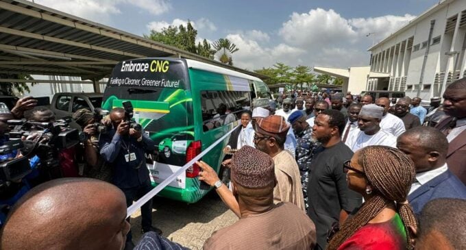 FG flags off CNG initiative, waives VAT on bus purchases