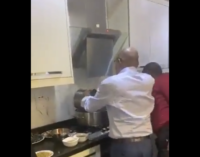 TRENDING VIDEO: Wike cooks for Saraki – weeks after hosting Gbajabiamila