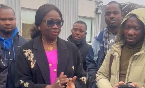 Dabiri-Erewa visits stranded Nigerians in Canada, cautions against illegal migration