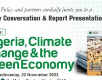 Agora Policy to hold conversation on climate change, green economy in Nigeria