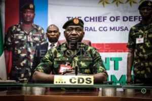 Christopher Musa, chief of defence staff (CDS