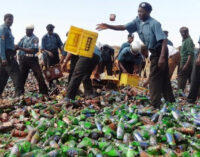 Hisbah impounds truck conveying 24k bottles of alcoholic drinks in Kano