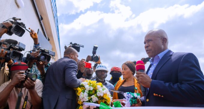 Mbah inaugurates 70m litres per day water project in Enugu