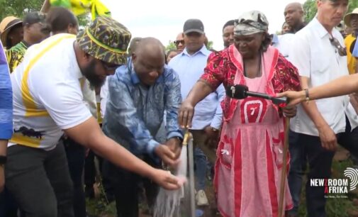 ‘This is embarrassing’ — reactions as Ramaphosa inaugurates water tap in South Africa