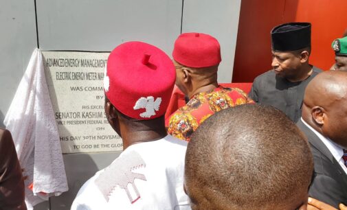 Shettima inaugurates meter factory in Anambra, says it’ll boost power supply