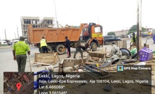 Lagos seals off Ajah market, demolishes illegal structures at jubilee bridge 