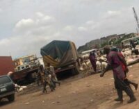 Ogun demolishes makeshift structures on Lagos-Ibadan expressway