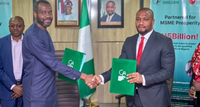 SMEDAN secures N5bn loan from Sterling Bank to support small businesses