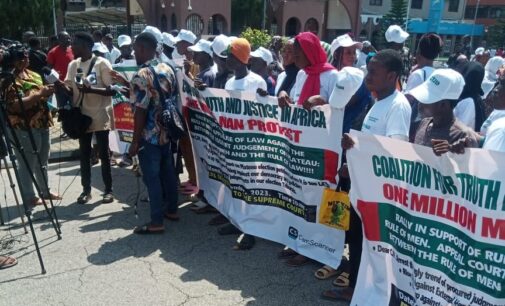 Group protests in Abuja over court verdicts sacking Plateau NASS members