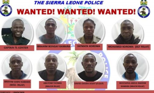 Nigerian among ’34 fugitives’ declared wanted by Sierra Leone police