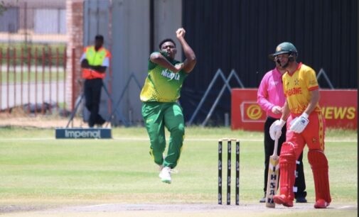 Cricket: Nigeria’s World Cup hopes dim after loss to Zimbabwe