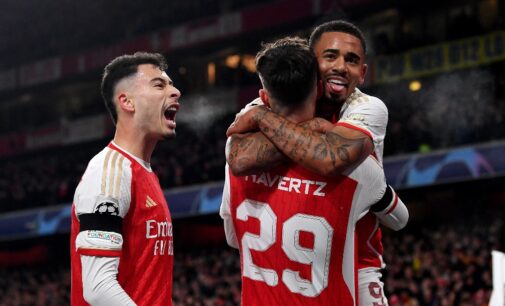 UCL: Arsenal thrash Lens 6-0 as Man United near exit after draw