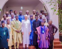 PHOTOS: Hausa singers visit Buhari — days after Rarara criticised ex-president