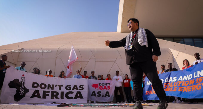 ‘Don’t gas the global south’ — activists kick against fossil fuels at COP28