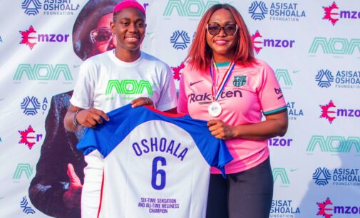 Emzor hosts Asisat Oshoala to grand homecoming, supports football tournament for girls