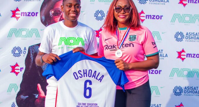 Emzor hosts Asisat Oshoala to grand homecoming, supports football tournament for girls