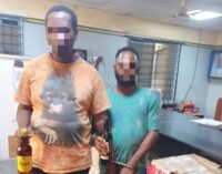 VIDEO: Police arrest two ‘for producing fake drinks’ in Lagos