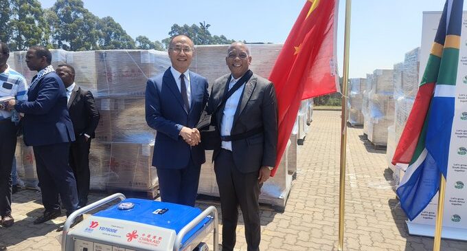 EXTRA: China donates 450 generators to South Africa amid low electricity supply