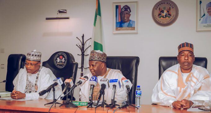Northern governors donate N180m to victims of military air strike in Kaduna