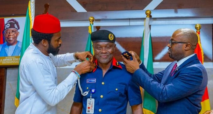 EXTRA: NSCDC officer behind viral ‘Oga At The Top’ remark promoted to deputy CG