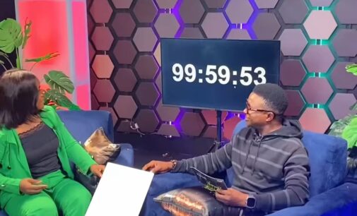 Nigerian lady completes 100-hour talk show to set new record, awaits GWR certification
