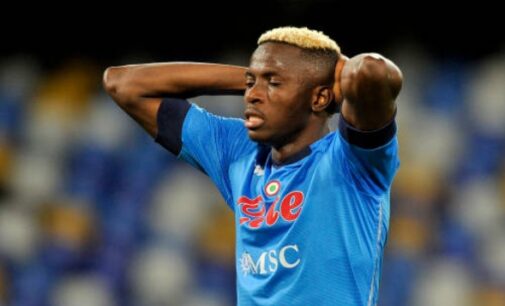 Osimhen sent off as Napoli lose to Roma