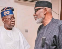 ‘He was a brother, soulmate’ — Tinubu pays tribute to Akeredolu