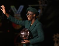 Oshoala wins record-extending 6th CAF female player of the year award
