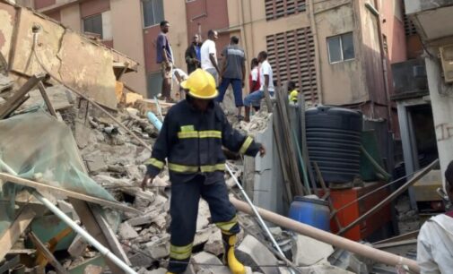 Two women, baby trapped as building collapses in Lagos