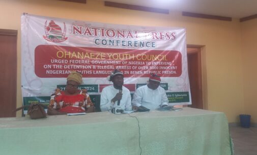 Ohanaeze Youth Council asks FG to ‘remember 5,000 Nigerians’ in Beninois prisons