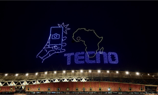 AFCON lights up: TECNO drones paint the sky with opening brilliance   