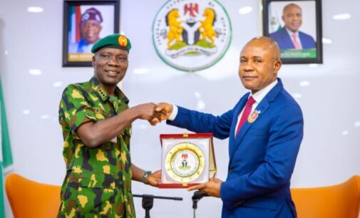 Lagbaja assures Mbah of army’s readiness to address insecurity in Enugu