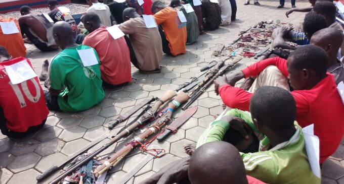 Amotekun parades ’19 suspected kidnappers’ in Ondo