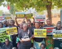 Women protest in Abuja, ask s’court to be fair in Nasarawa guber dispute