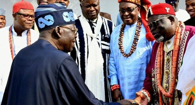 South-south monarchs ask Tinubu to complete east-west road, extend Warri rail to Abuja