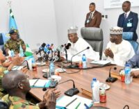 By-elections: INEC chairman meets air chief, seeks NAF support to deliver logistics