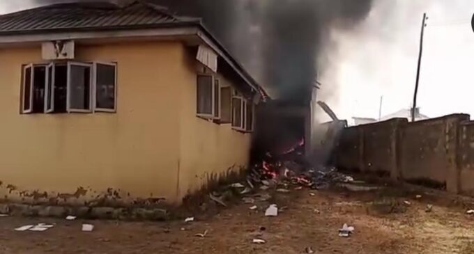 Fire destroys ‘logistic materials’ at INEC office in Ibadan