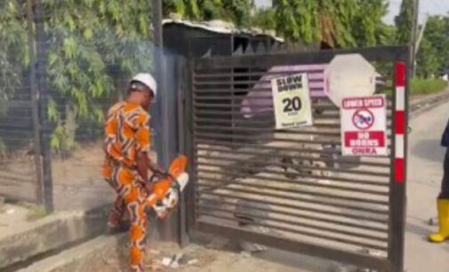 Lagos: Inner street gates in Lekki removed in residents’ interest