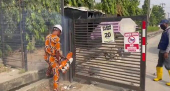 Lagos: Inner street gates in Lekki removed in residents’ interest