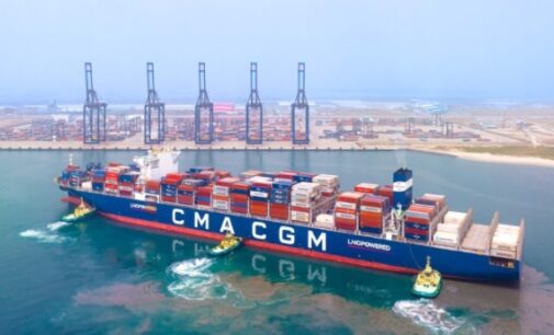 PHOTOS: LNG-powered cargo vessel arrives Lagos — ‘first’ to sail to West Africa