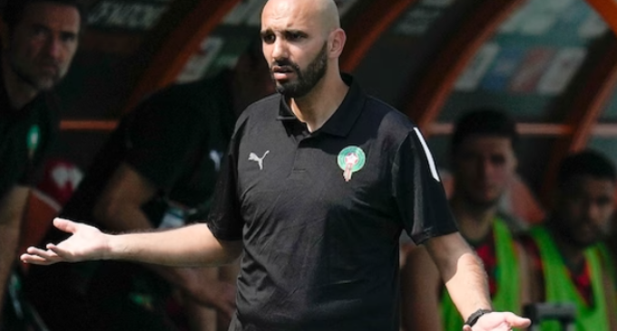AFCON: Morocco coach handed 2-match ban over DR Congo melee