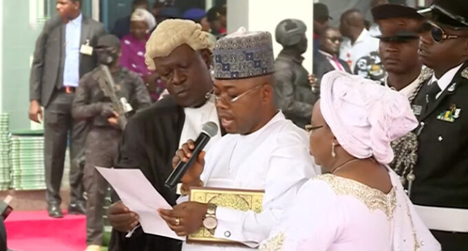 Usman Ododo sworn in as Kogi governor