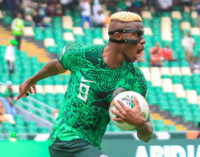 Osimhen declared fit for South Africa clash