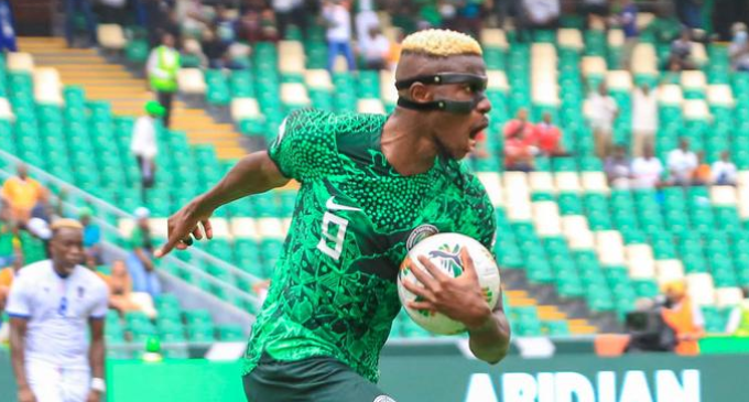Osimhen declared fit for South Africa clash