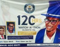 Ekiti politician completes 120-hour TV watching marathon, awaits GWR confirmation