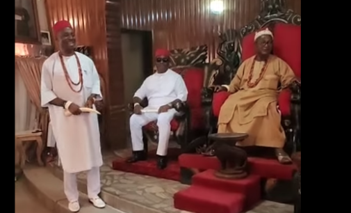 Soludo suspends Anambra monarch for conferring chieftancy title on Ifeanyi Ubah